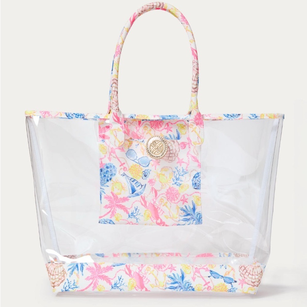 Lilly Pulitzer Beach Tote -Clear Beachcomber print